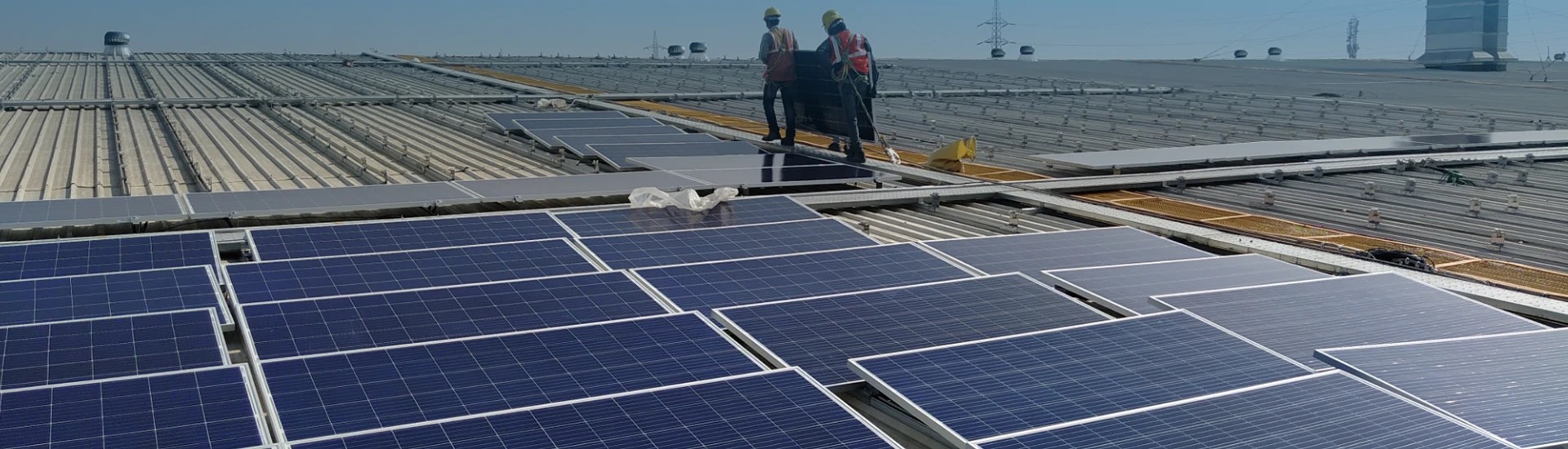 Rooftop solar installation